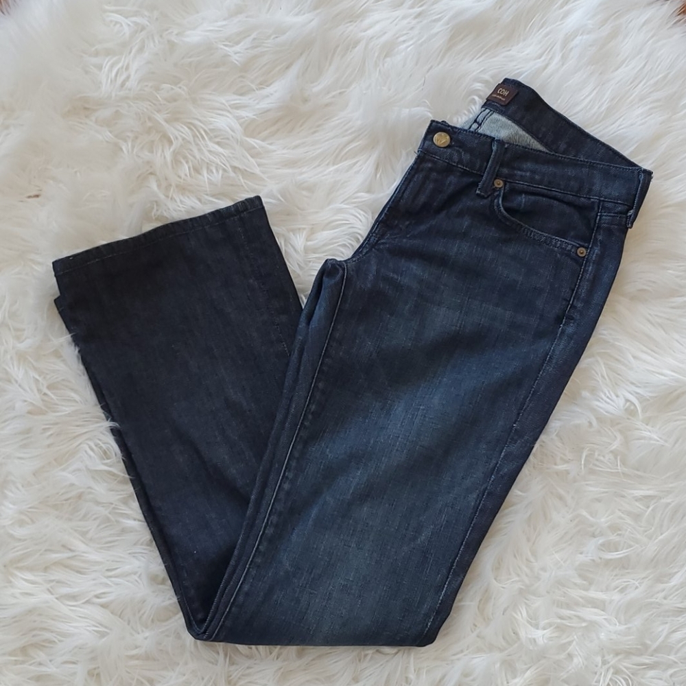 Citizens Of Humanity Dark Blue Boot Cut Jeans
